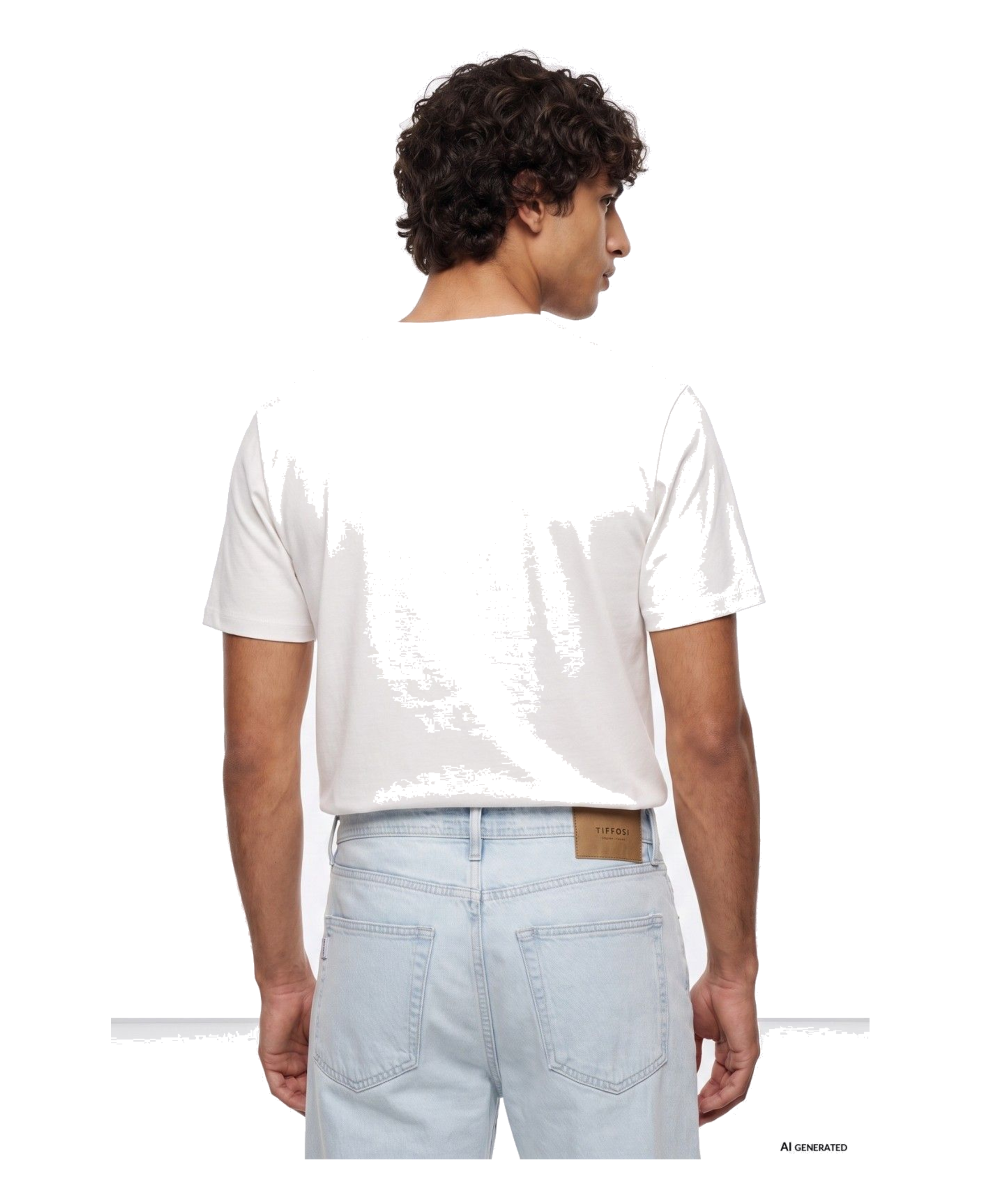 Camiseta TIFFOSI Lost Blanca - imagen 3