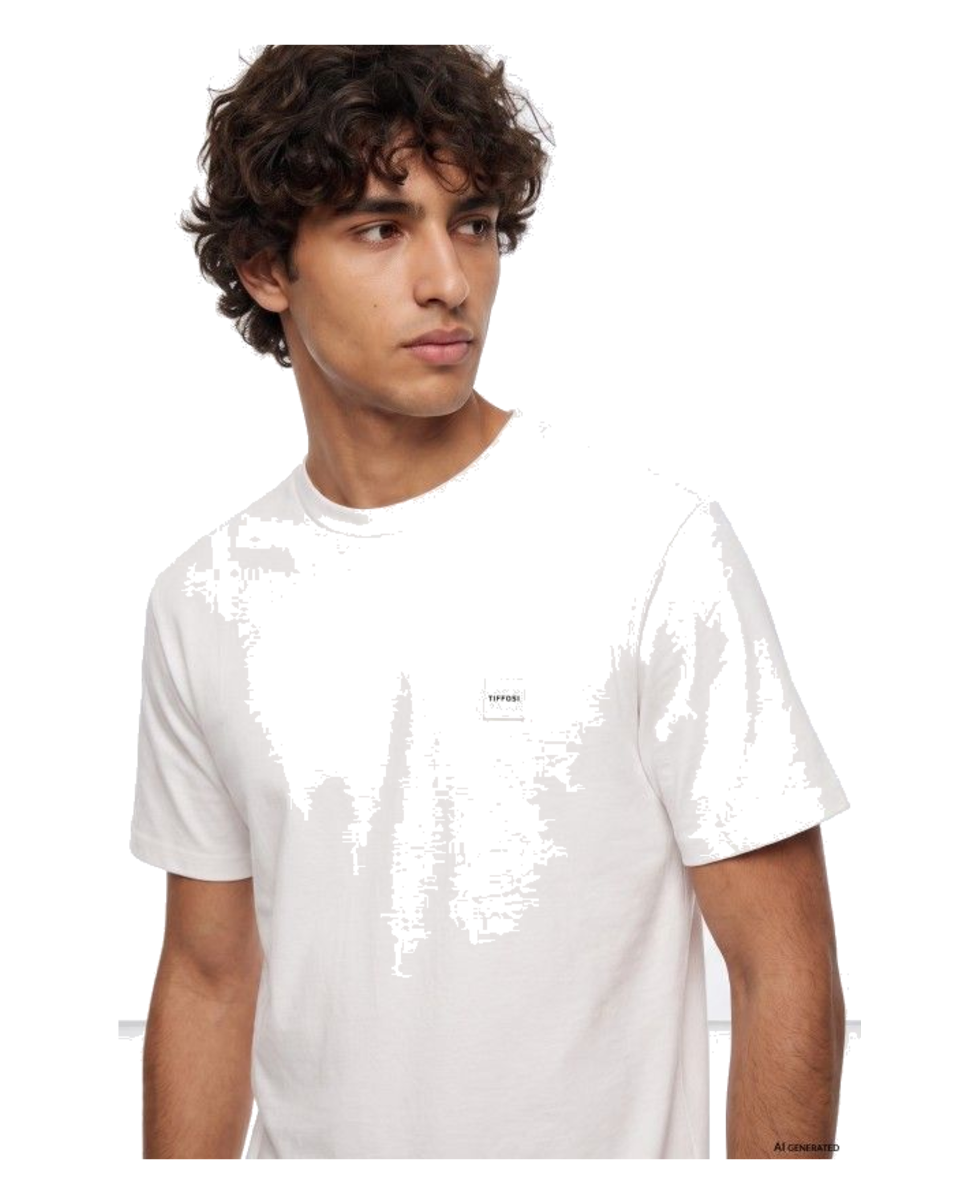 Camiseta TIFFOSI Lost Blanca - imagen 4