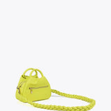 LOLA CASADEMUNT Bag with Braided Handles Lime 