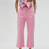 LOLA CASADEMUNT Chino Culotte Pink Pants