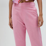 LOLA CASADEMUNT Chino Culotte Pink Pants