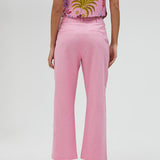 LOLA CASADEMUNT Chino Culotte Pink Pants