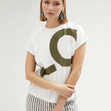 Camiseta LOLA CASADEMUNT Blanco Verde