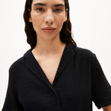 ARMEDANGELS Maaite Musselin Black Shirt