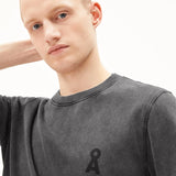 ARMEDANGELS Maarkos Dye Black Washed T-Shirt