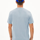 Camiseta ARMEDANGELS Maarkos Dye Pigment Blue Washed