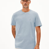 Camiseta ARMEDANGELS Maarkos Dye Pigment Blue Washed