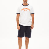 ARMEDANGELS Maarkos Ringer White T-shirt