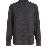 KING LOUIE Maisie Piper Evening Blue Blouse