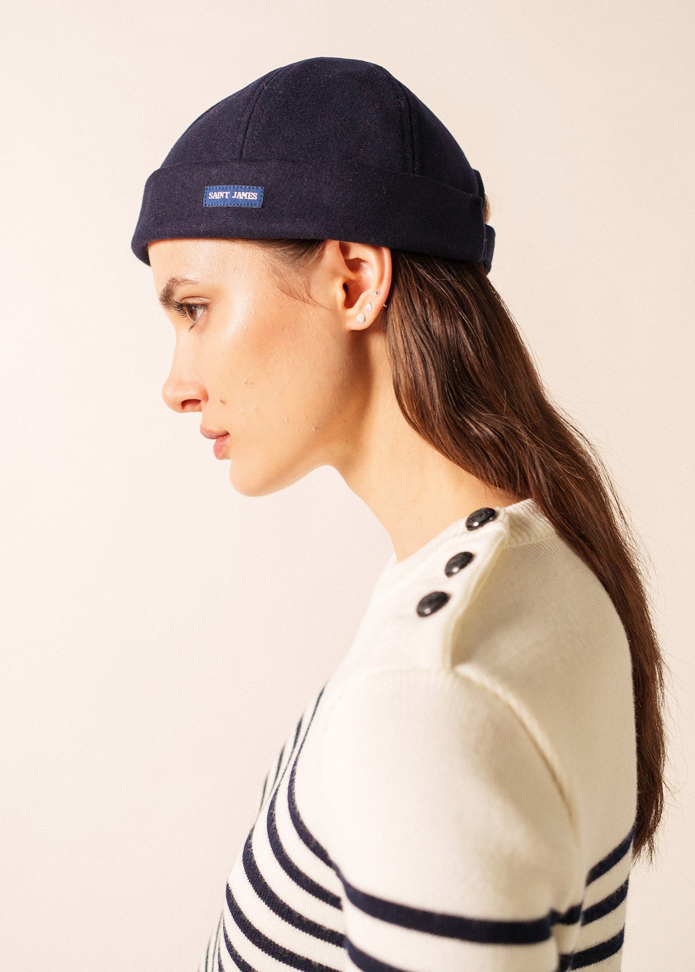 Gorro SAINT JAMES Marin Miki Navy - vista frontal