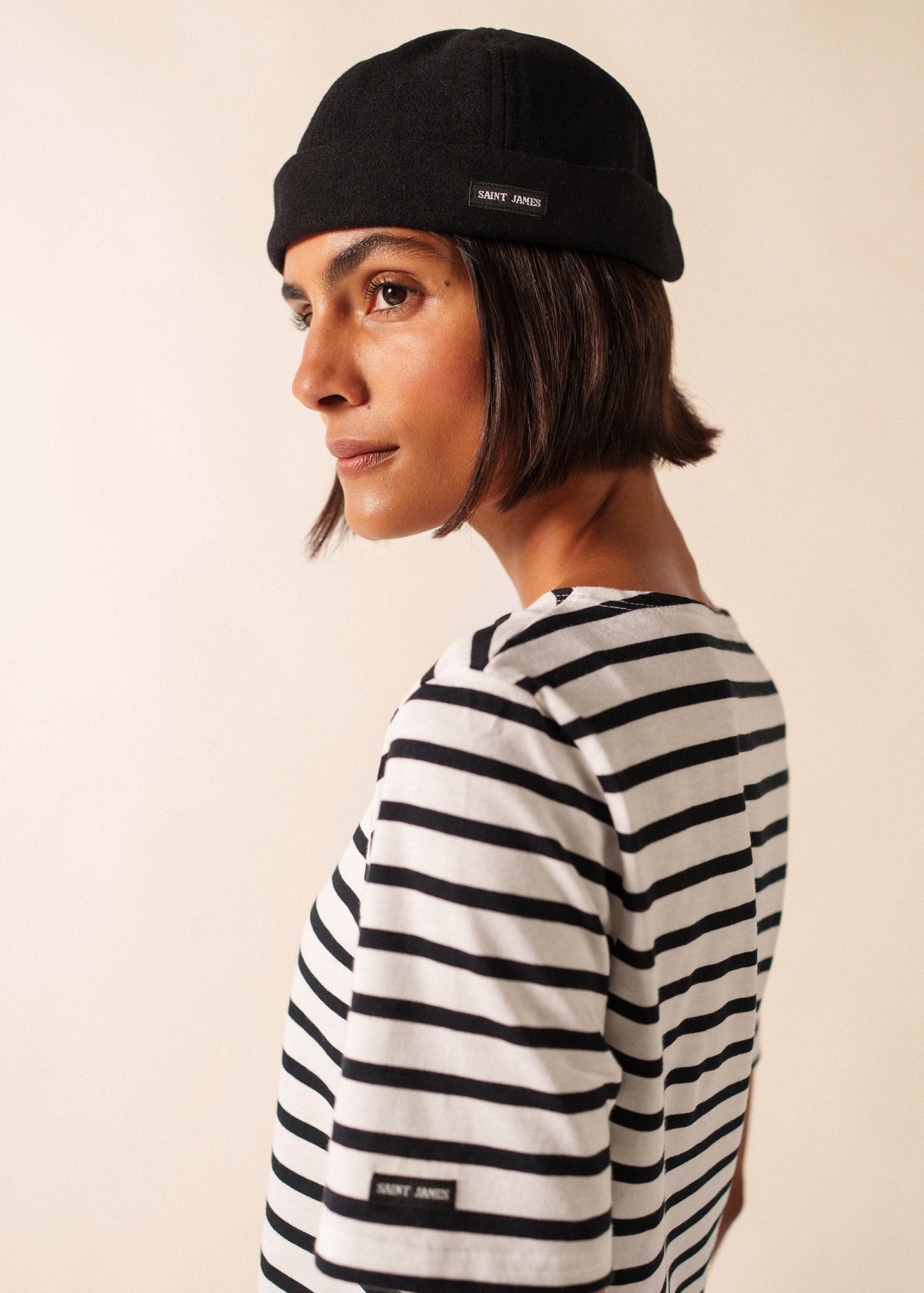 Gorro SAINT JAMES Marin Miki Noir - vista frontal