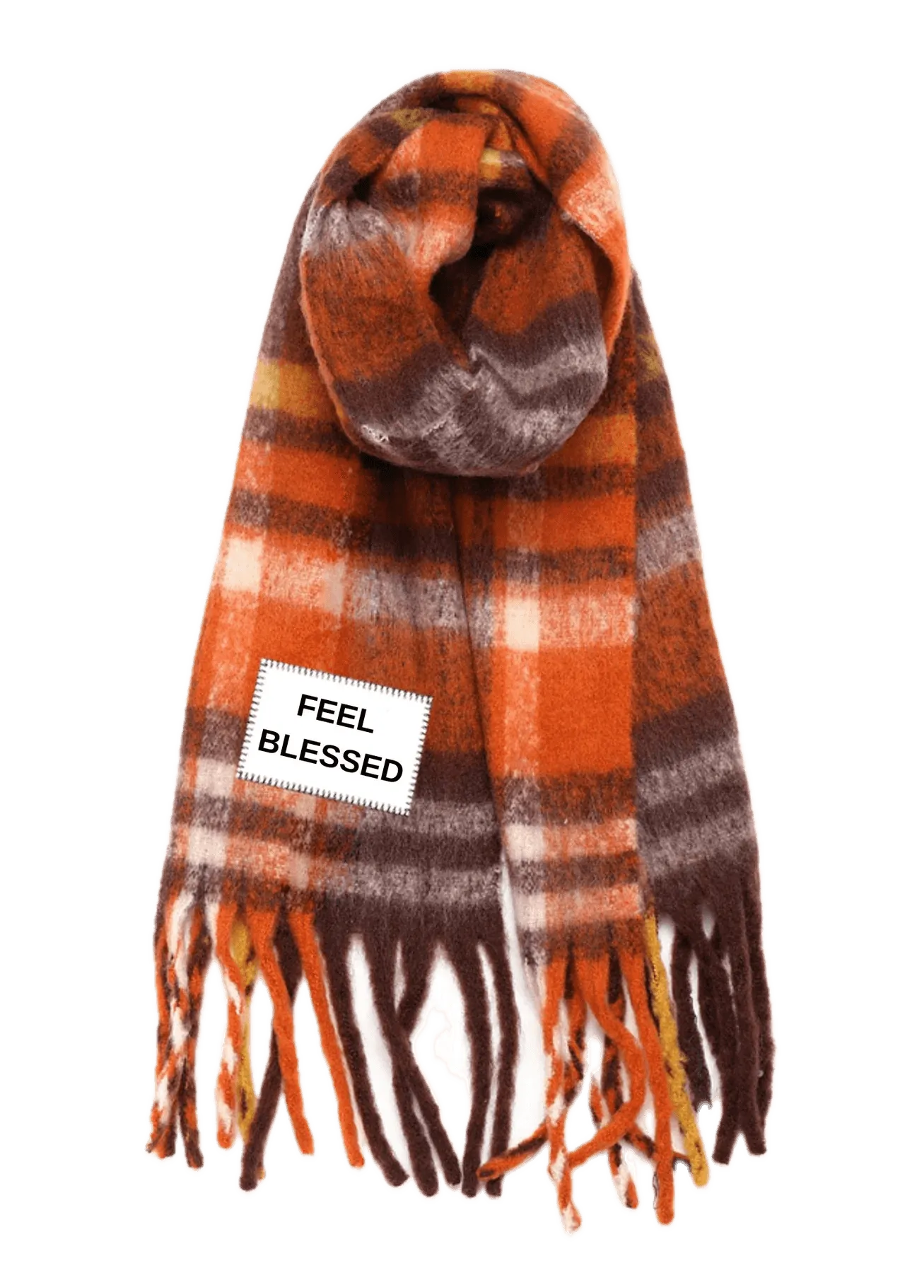 Maxi Bufanda Verb To Do Feel Blessed - ECRU