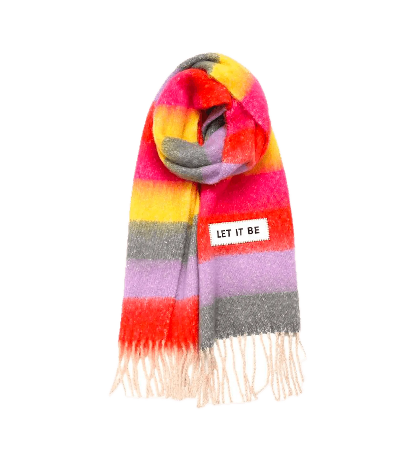 Maxi Bufanda Verb To Do Let It Be - ECRU