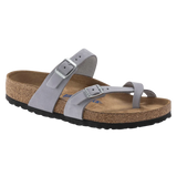 Mayari Birkenstock Plantilla Blanda Piel Nubuc Purple Fog - ECRU