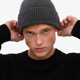 Gorro COLORFUL STANDARD Unisex Lana Merino Reciclada Lava Grey