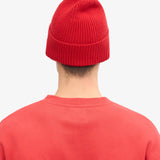 Unisex-Mütze aus recycelter Merinowolle, Scharlachrot