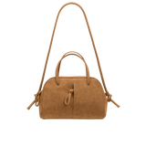 Bolso ÖLEND Mini Brooklyn Suede Brown