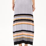 ARMEDANGELS Skirt Minnaa Stripes Misty Morning Deep Rosalilly