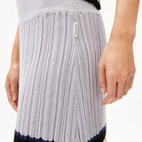 ARMEDANGELS Skirt Minnaa Stripes Misty Morning Deep Rosalilly