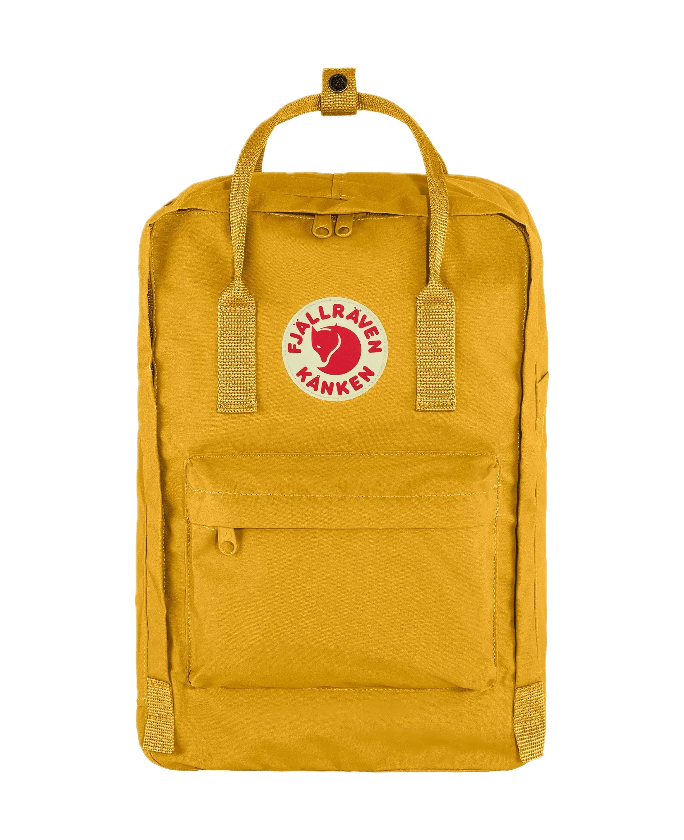 Mochila Fjällräven Kanken Laptop 15" Ochre frontal