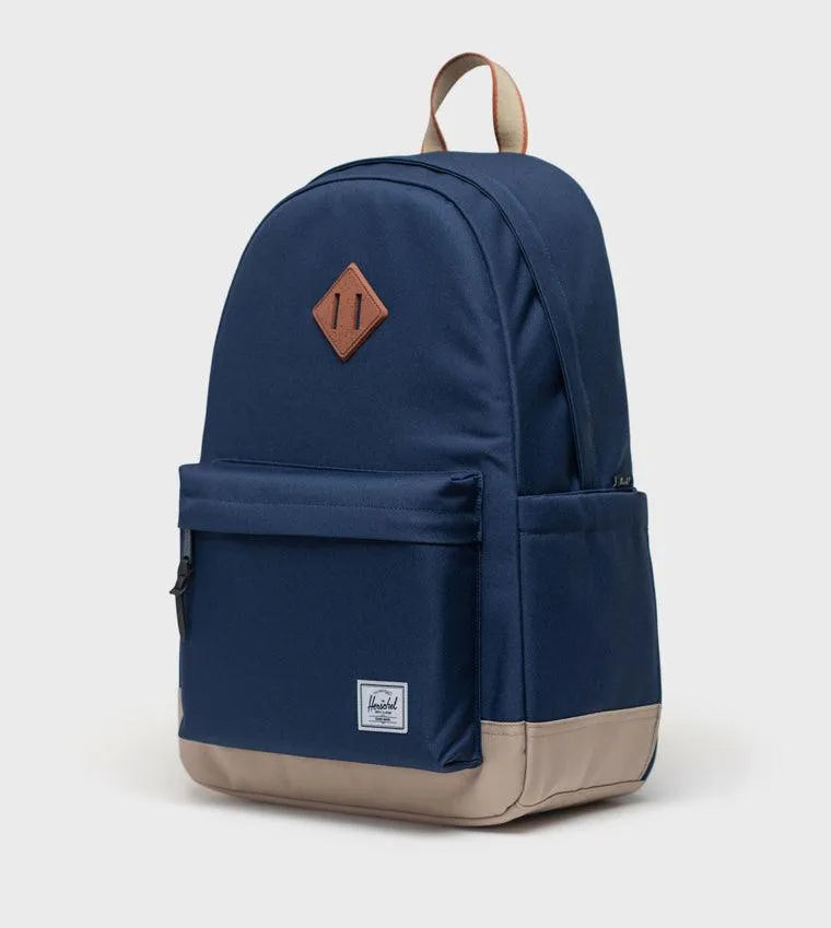 Mochila Herschel Heritage™ Backpack 24L Black Iris Twill - ECRU