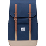 Mochila Herschel Retreat™ Black Iris Twill - ECRU