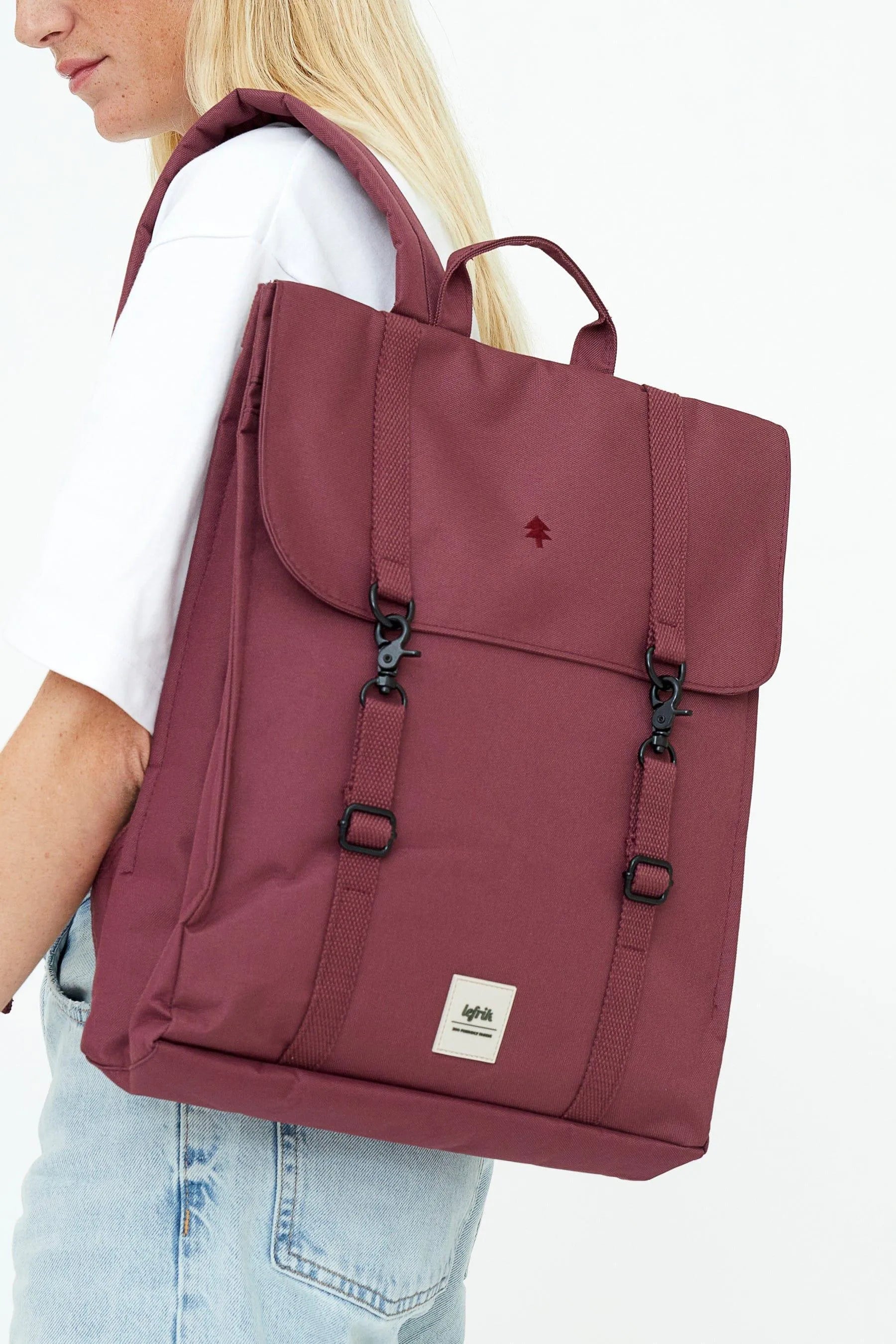 Mochila Lefrik Handy Plum - ECRU