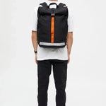 Mochila Lefrik Lars Roll Vandra Black Ripstop - ECRU