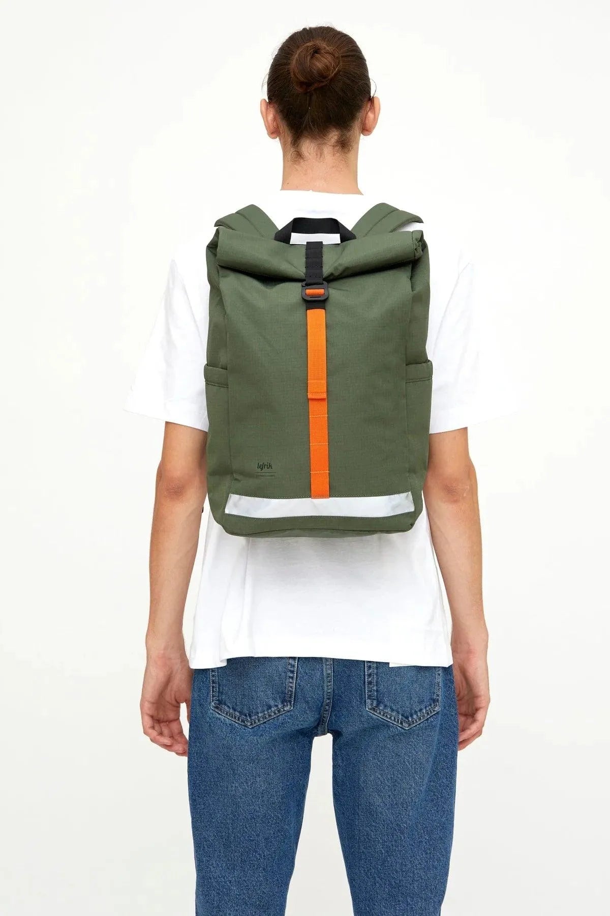 Mochila Lefrik Lars Roll Vandra Pine Ripstop - ECRU