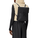 Mochila Rains Impermeable Backpack Micro Black - ECRU