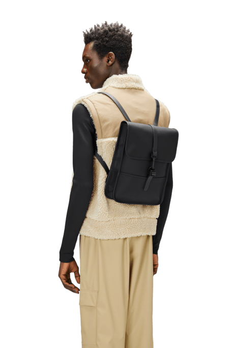 Mochila Rains Impermeable Backpack Mini Black - ECRU
