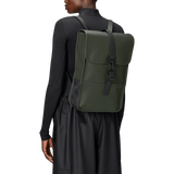 Mochila Rains Impermeable Backpack Mini Green - ECRU