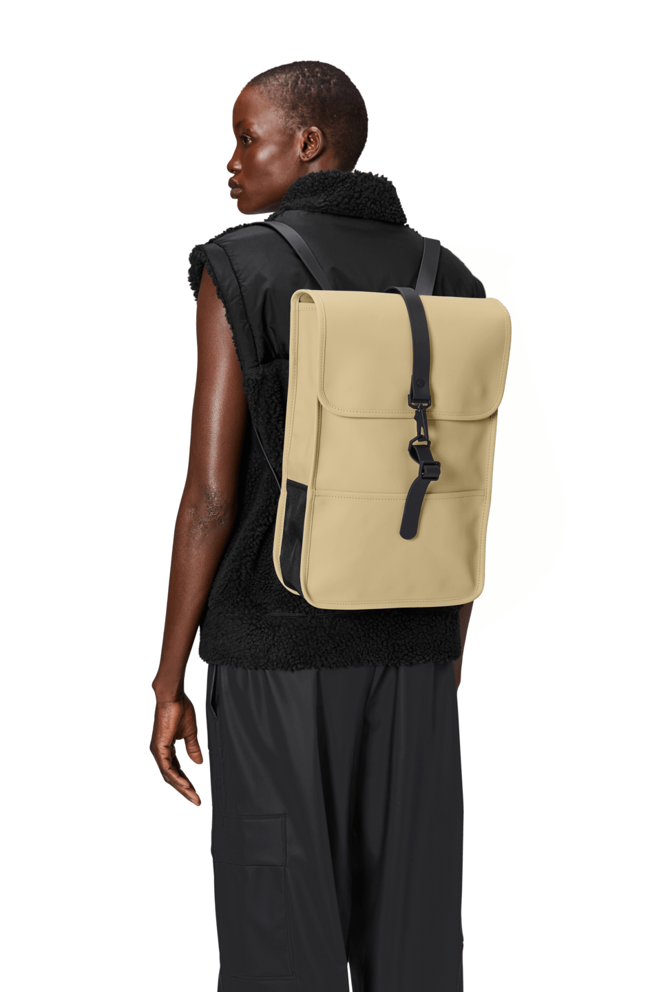 Mochila Rains Impermeable Backpack Mini Sand - ECRU