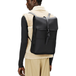 Mochila Rains Impermeable Backpack Negra - ECRU