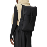 Mochila Rains Impermeable Backpack Negra - ECRU