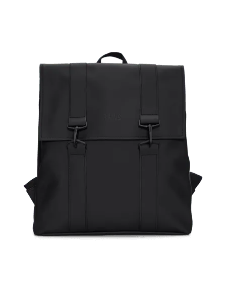 Mochila Rains Impermeable MSN Bag Negra - ECRU