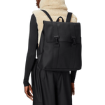 Mochila Rains Impermeable MSN Bag Negra - ECRU