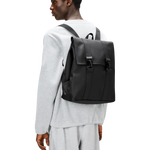 Mochila Rains Impermeable MSN Bag Negra - ECRU