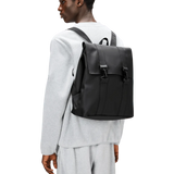 Mochila Rains Impermeable MSN Bag Negra - ECRU