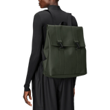 Mochila Rains Impermeable MSN Bag Verde - ECRU