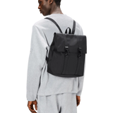 Mochila Rains MSG Bag Mini Negro - ECRU