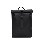 Mochila Rains Rolltop Rucksack Mini Negro - ECRU