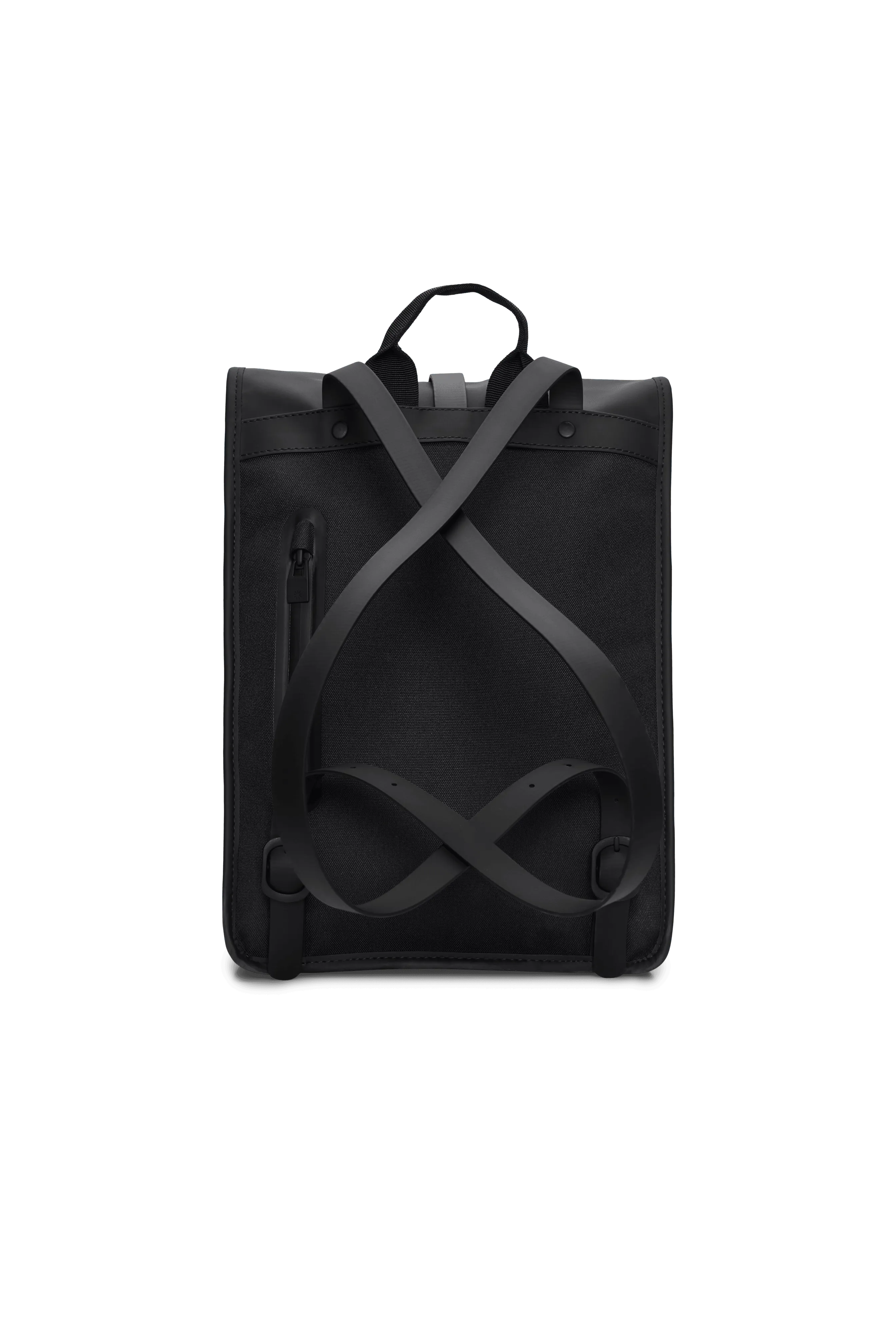 Mochila Rains Rolltop Rucksack Mini Negro - ECRU