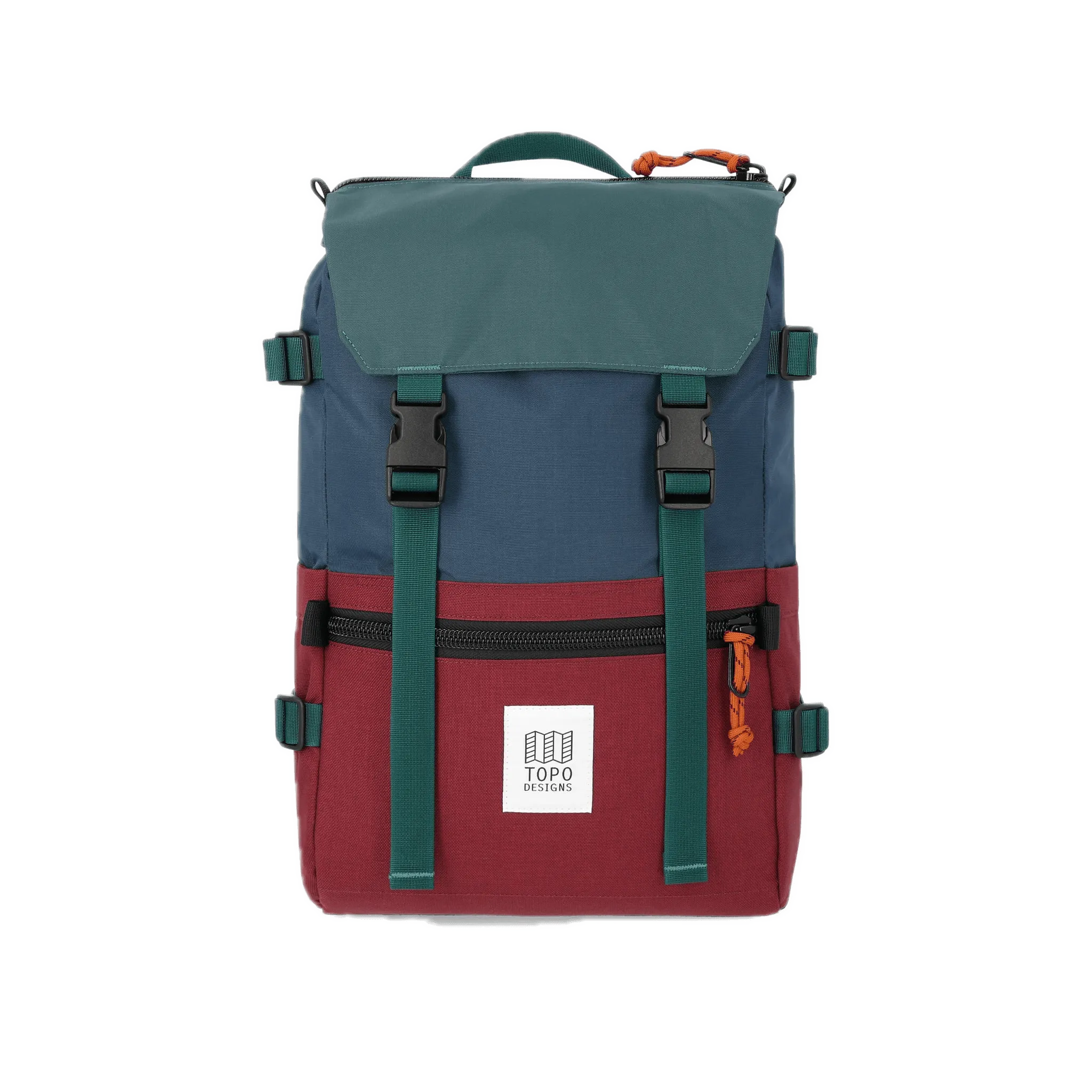 Mochila Topo Designs Rover Pack Classic Zinfandel Botanic Green - ECRU