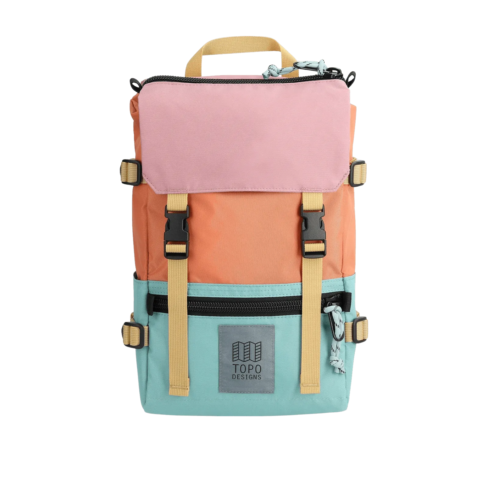 Mochila Topo Designs Rover Pack Mini Rose Geode Green - ECRU