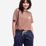 Camiseta OLOW Loose Seabass Moka