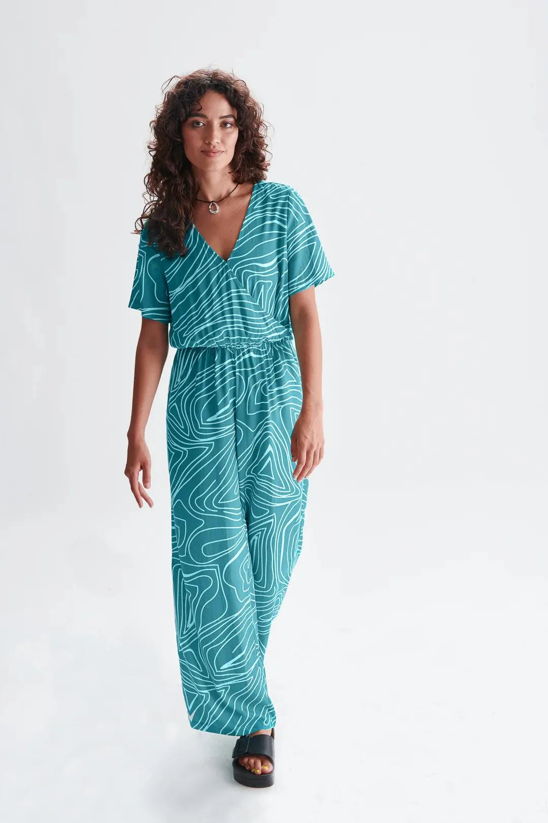 Mono 24colours Estampado Turquesa 21107 - ECRU