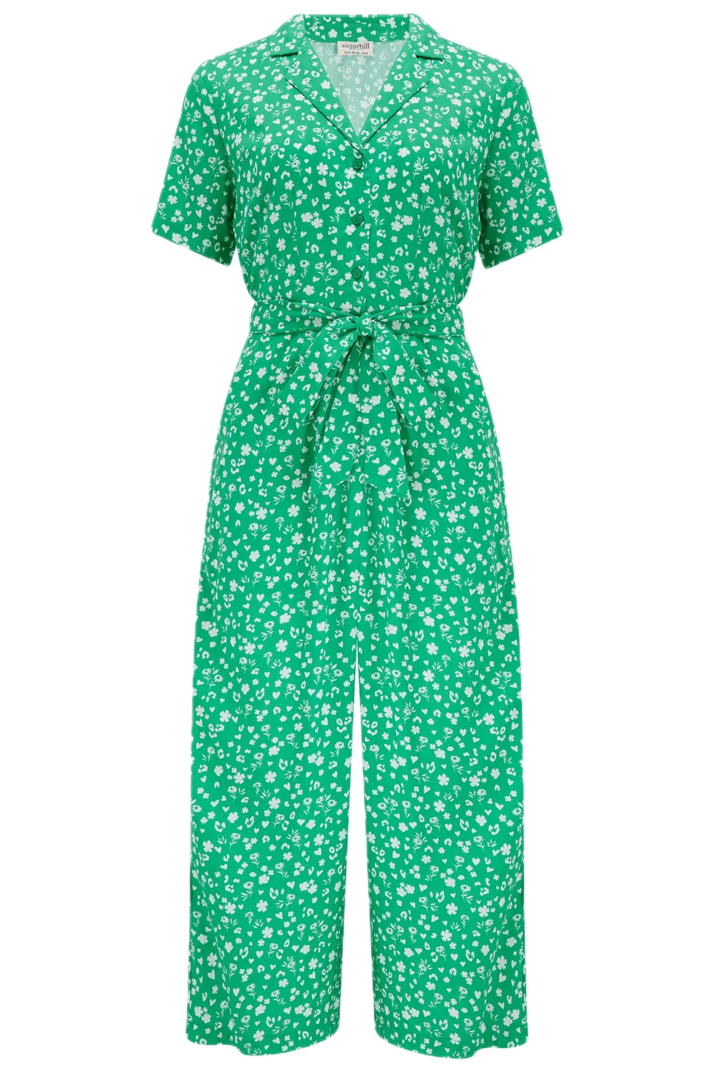 Mono Sugarhill Pandora Green Scatter Print - ECRU