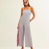 Mono Tirante Ancho Blue Daisy - ECRU