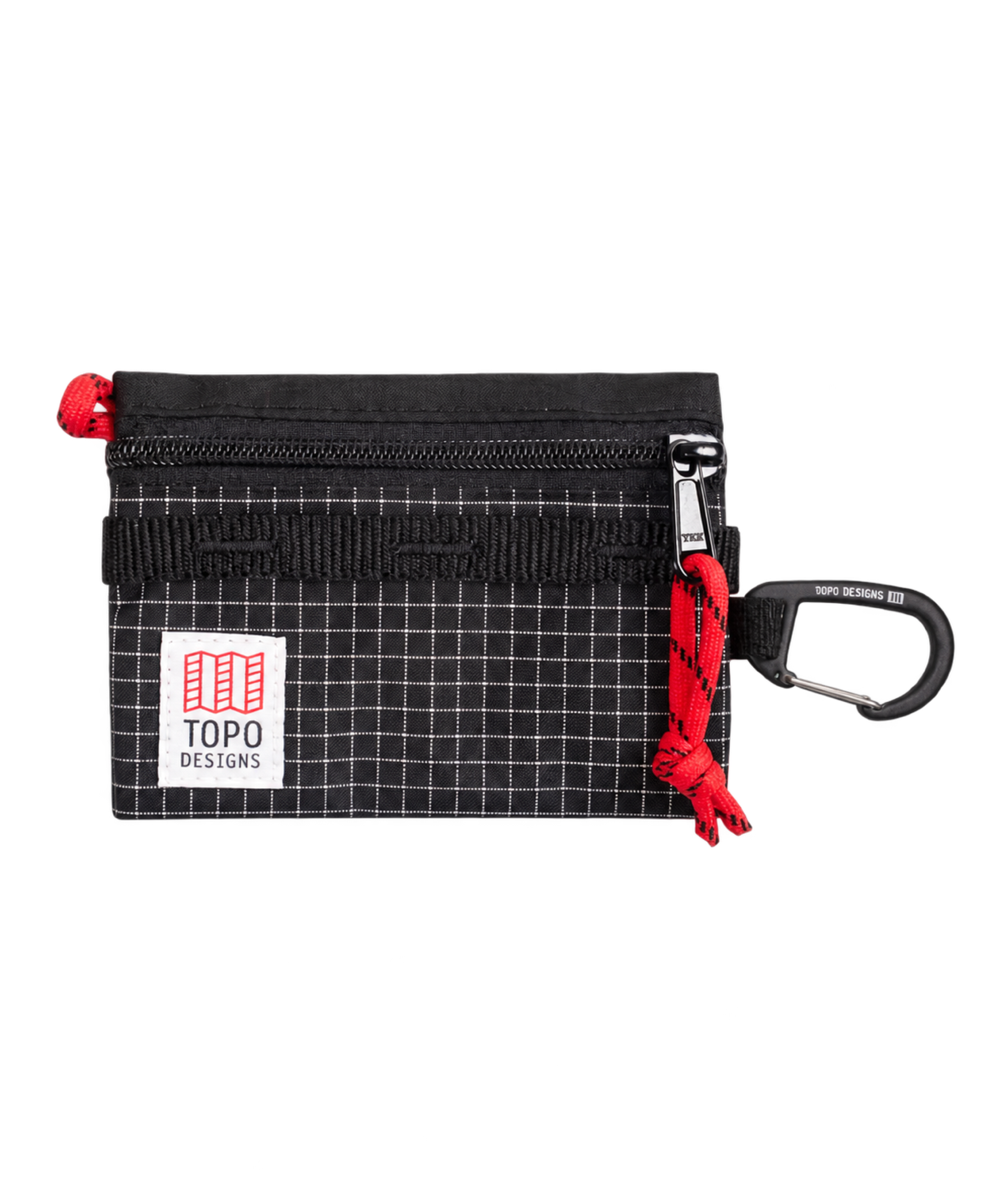 Mountain Accessory Bag Black/Grid – vista frontal